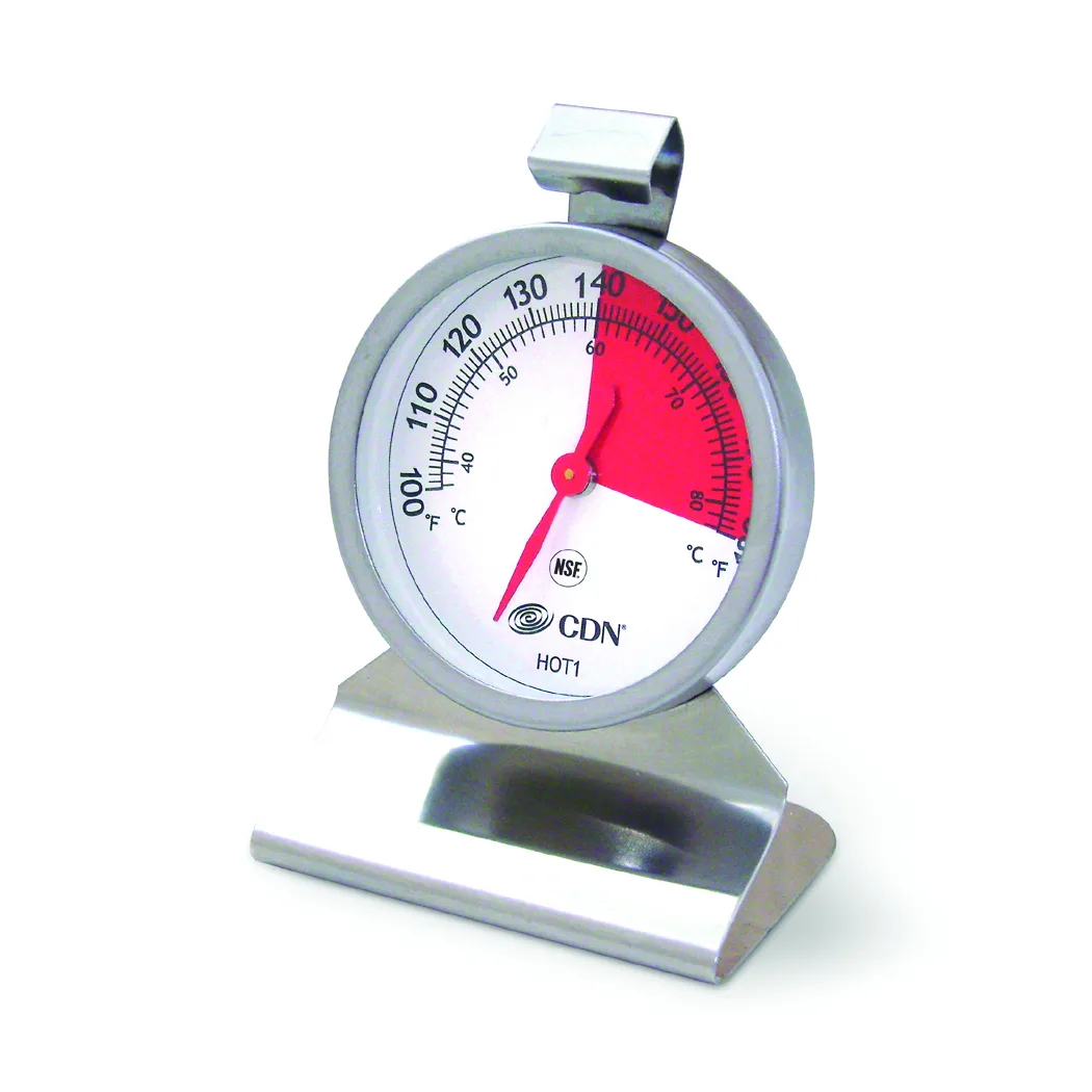 CDN Measurement Tools HOT1 Hot Holding Thermometer, 100-180°F, 2" Dial, Ovenproof, Stainless Steel