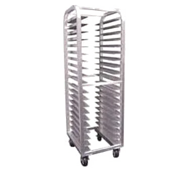 Winholt AL-1820-HD 20 Pan Full Height Mobile End Load Aluminum Bun / Sheet Pan Rack