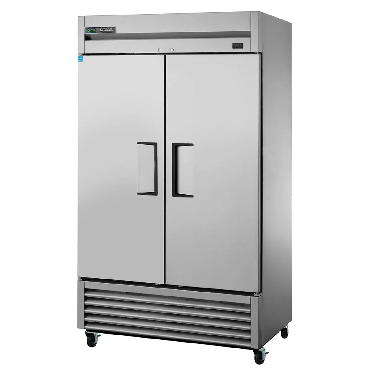 True TS-43-HC 47" 2-Section Reach-In Refrigerator w/ 2 Solid Doors, Bottom Mount, Stainless Steel