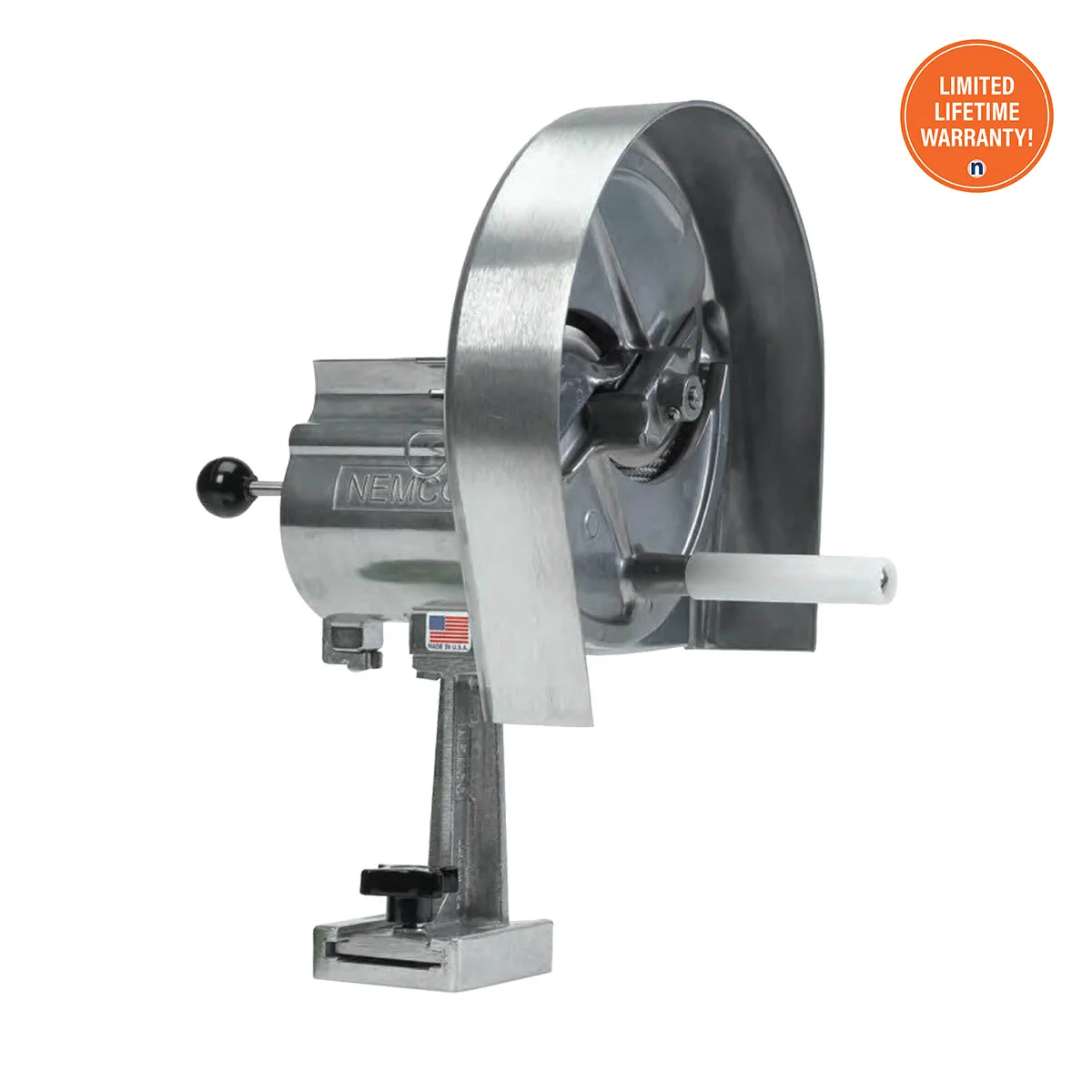 Nemco 55200AN-8 EasySlicer, 1/4" Fixed Cut, 12.5" Width, Stainless Blade, Cast Aluminum, Fruit/Vegetable Slicer