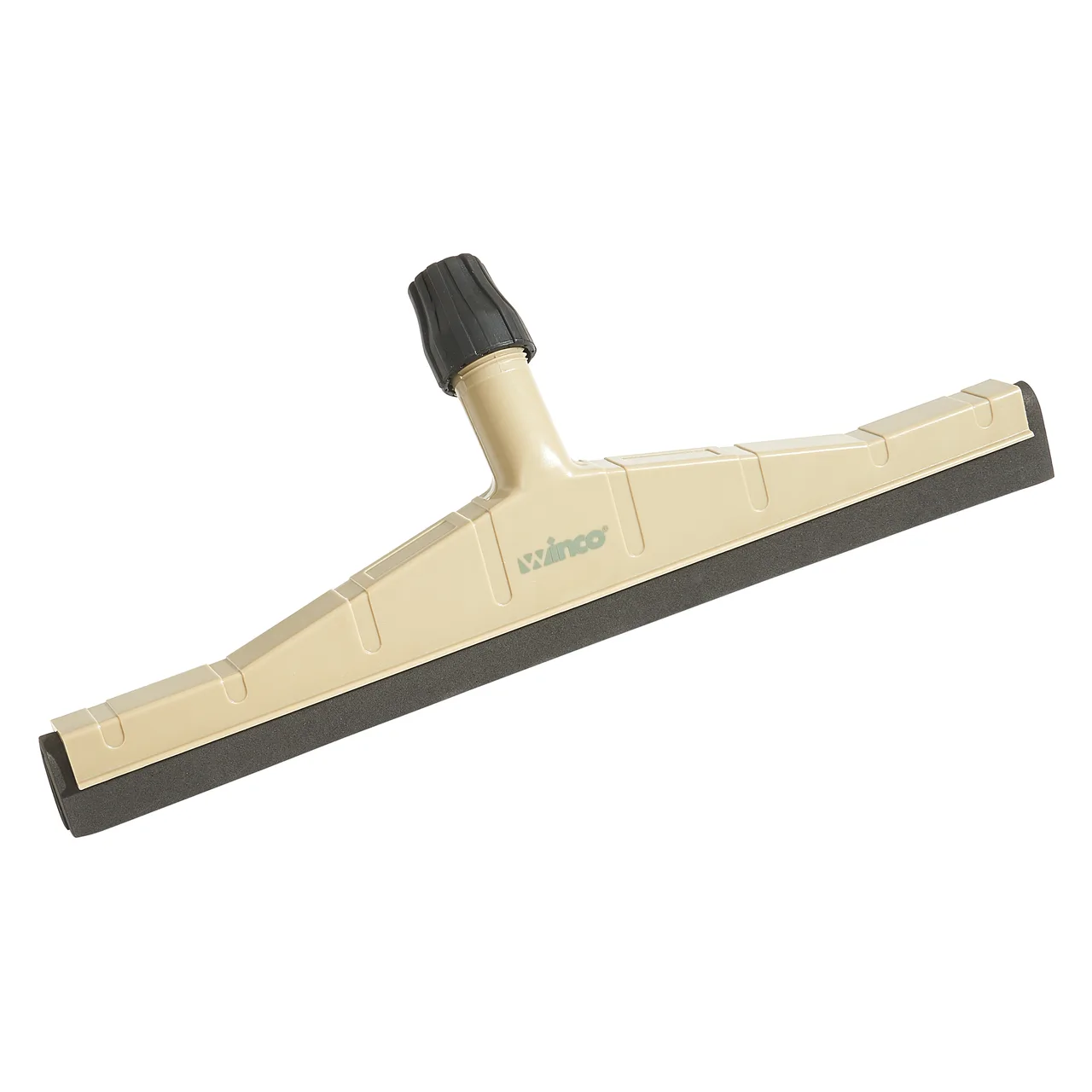 Winco FSS-18DF Floor Squeegee Head, 18"W, Double-Foam Eva Blade, Plastic Frame