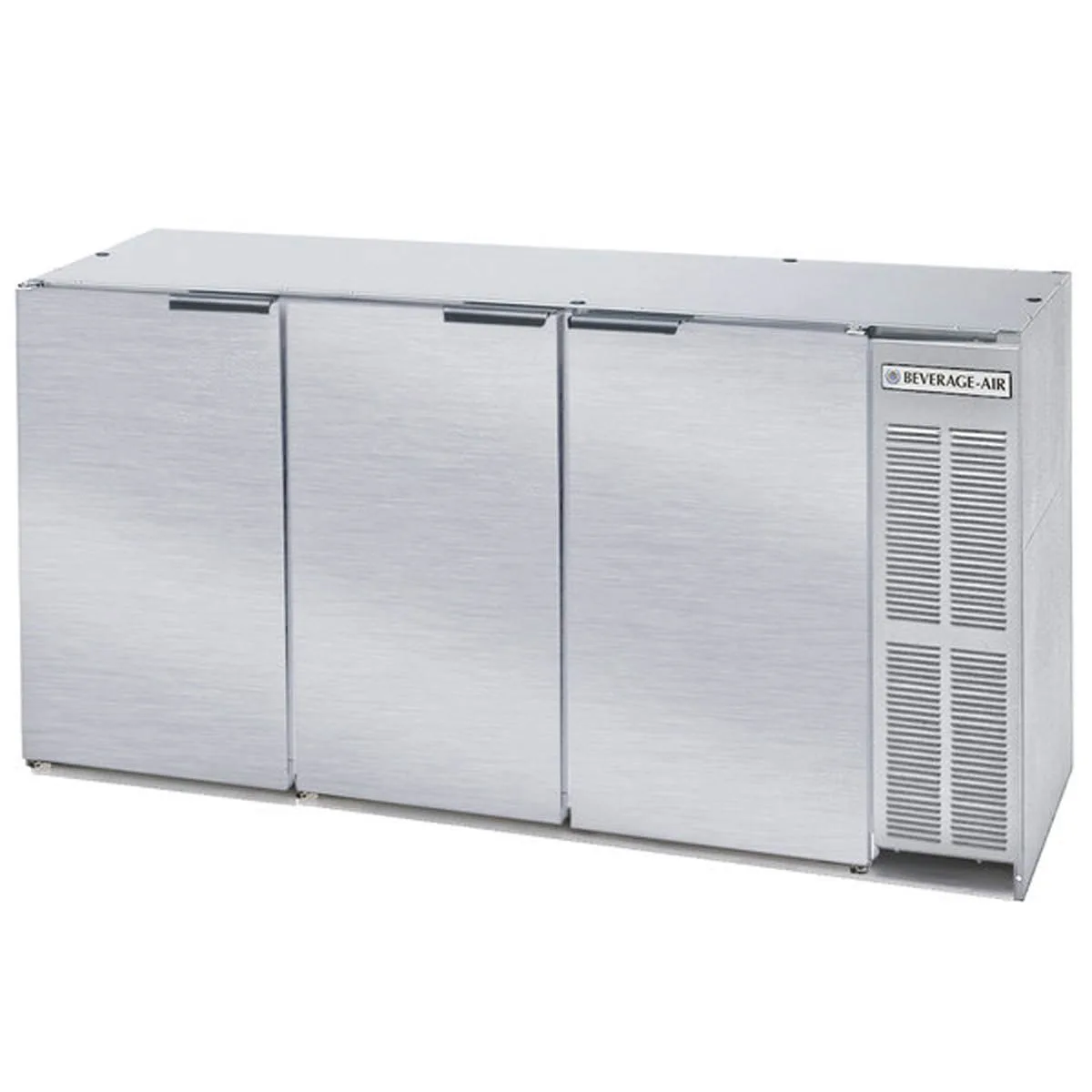 Beverage Air BB72HC-1-PT-S 72" Pass-Thru Solid Door Back Bar Refrigerator