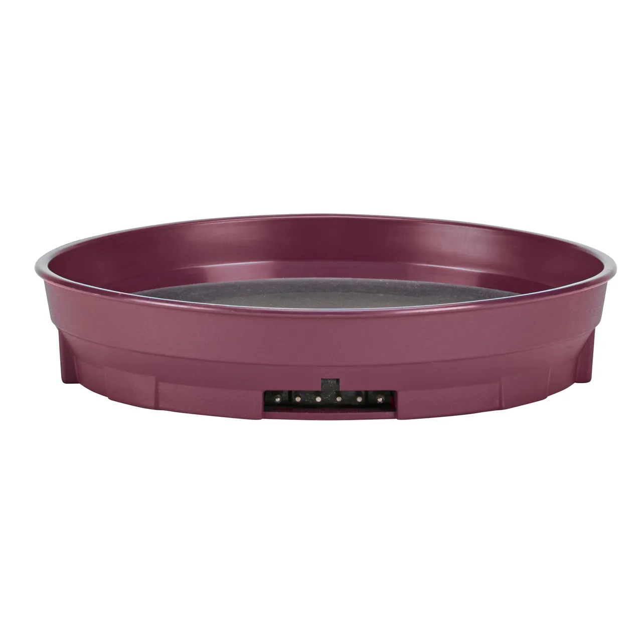 Cambro MDSCDB9487 Thermal Base – Camduction® 9-9/16" Dia x 1-15/96" H, Cranberry, Made in USA
