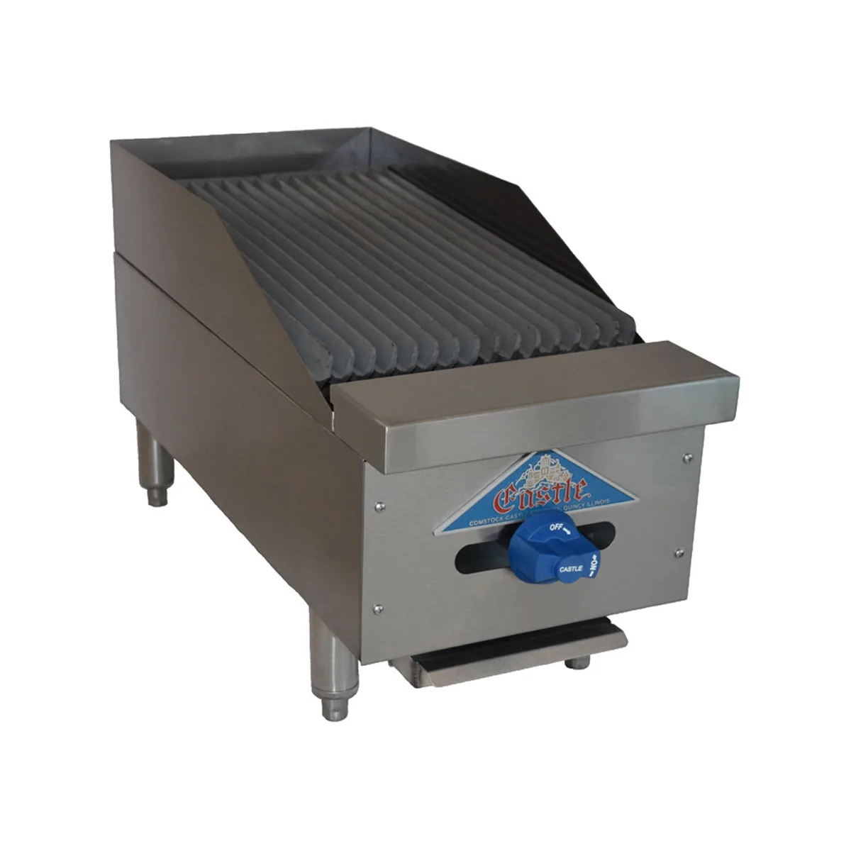 Comstock-Castle FHP12-1RB 12" Countertop Gas Radiant Charbroiler w/ (1) Burner, 25.000 BTU