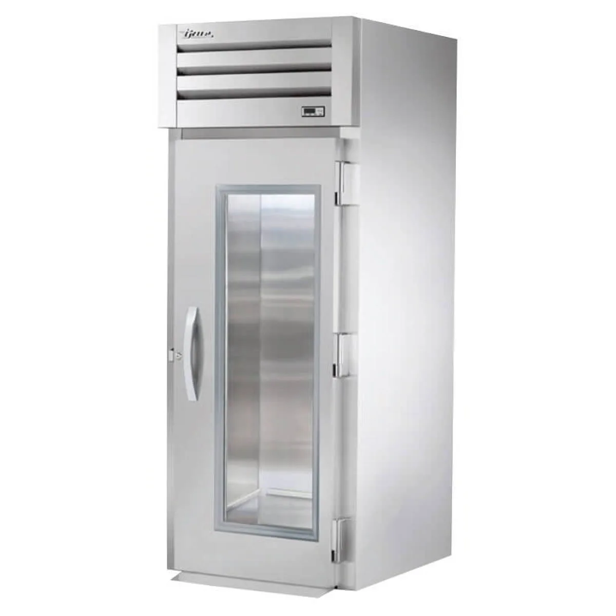 True STG1RRI-1G-HC 35" 1-Section Roll-In Refrigerator w/ Glass Door, Stainless Steel Front-Aluminum Sides