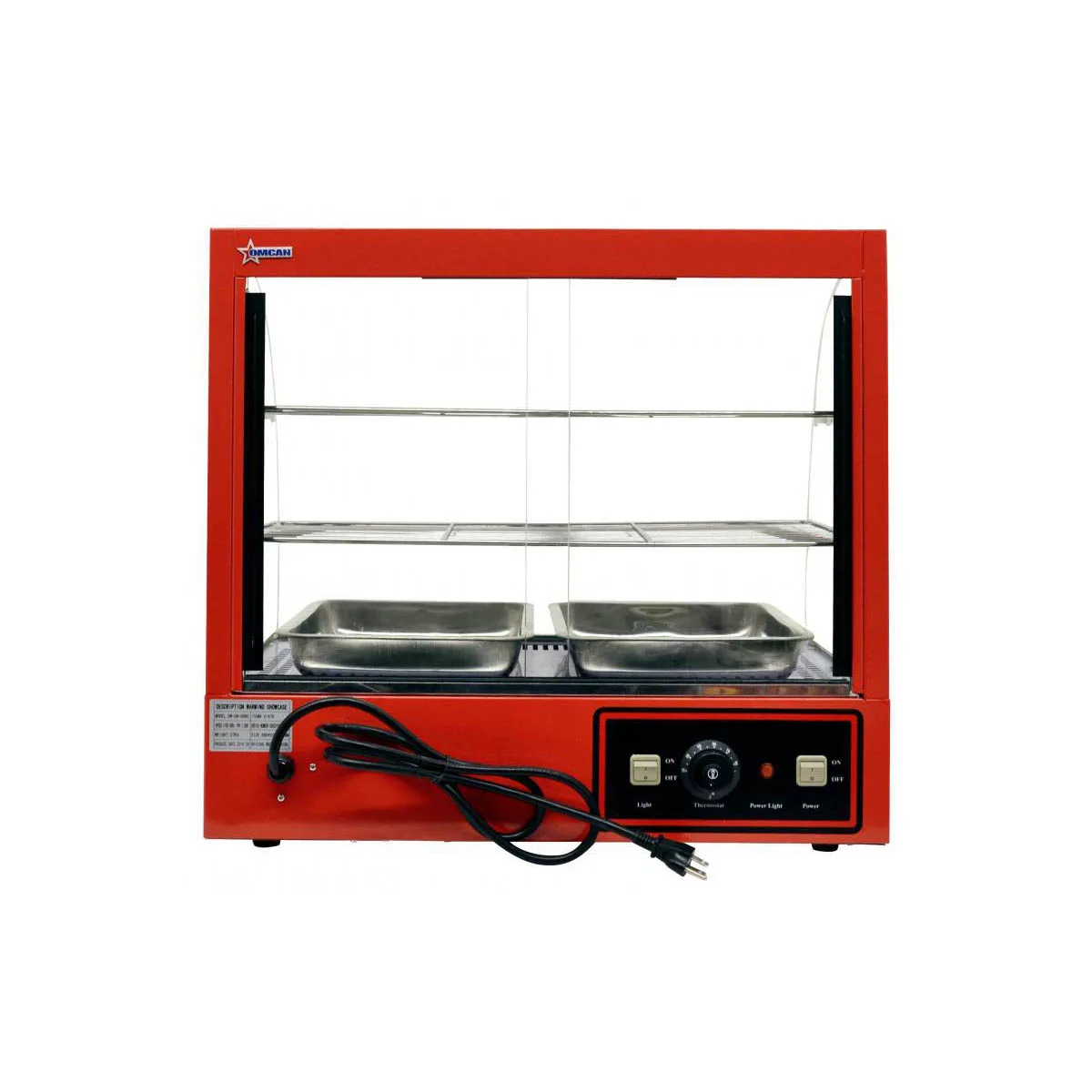 Omcan USA 21479 26" Countertop Heated Deli Display Case