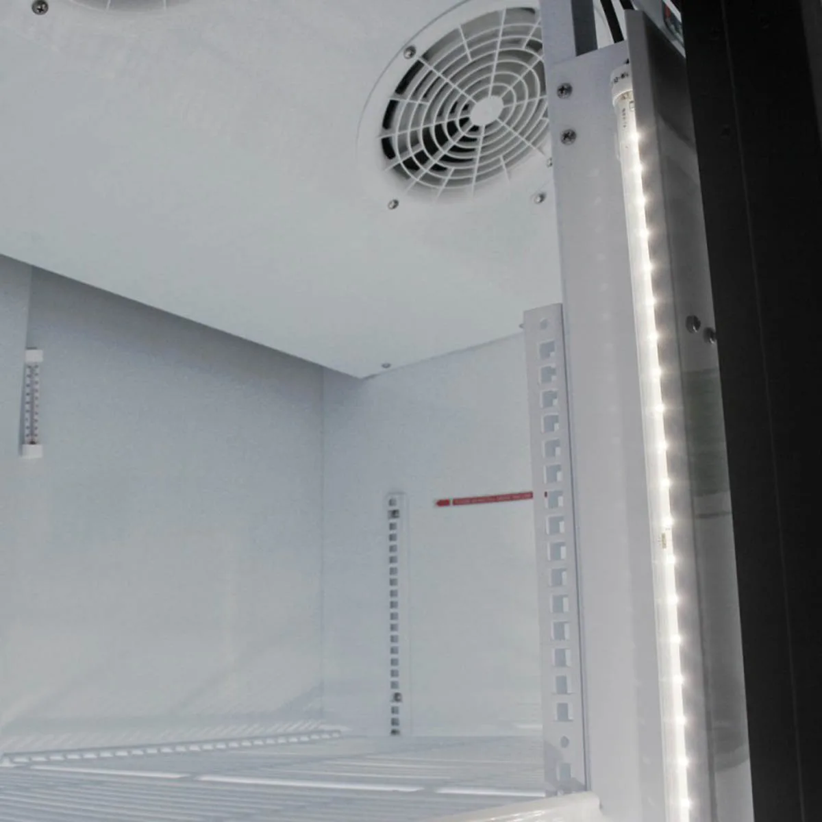 Turbo Air TGM-35R-N 41" 2-Glass Door Merchandiser Refrigerator, White Cabinet, 29.3 cu. ft., LED Light