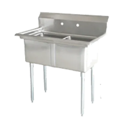 Omcan USA 25252 (2) Two Compartment Sink