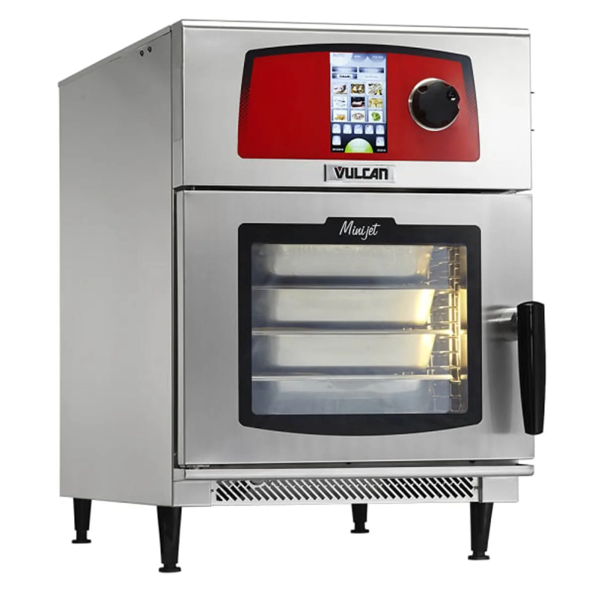 Vulcan MINI-JET Mini Size 4 Pan Electric Combi Oven w/ Touch & Knob Controls, Boilerless, 208V