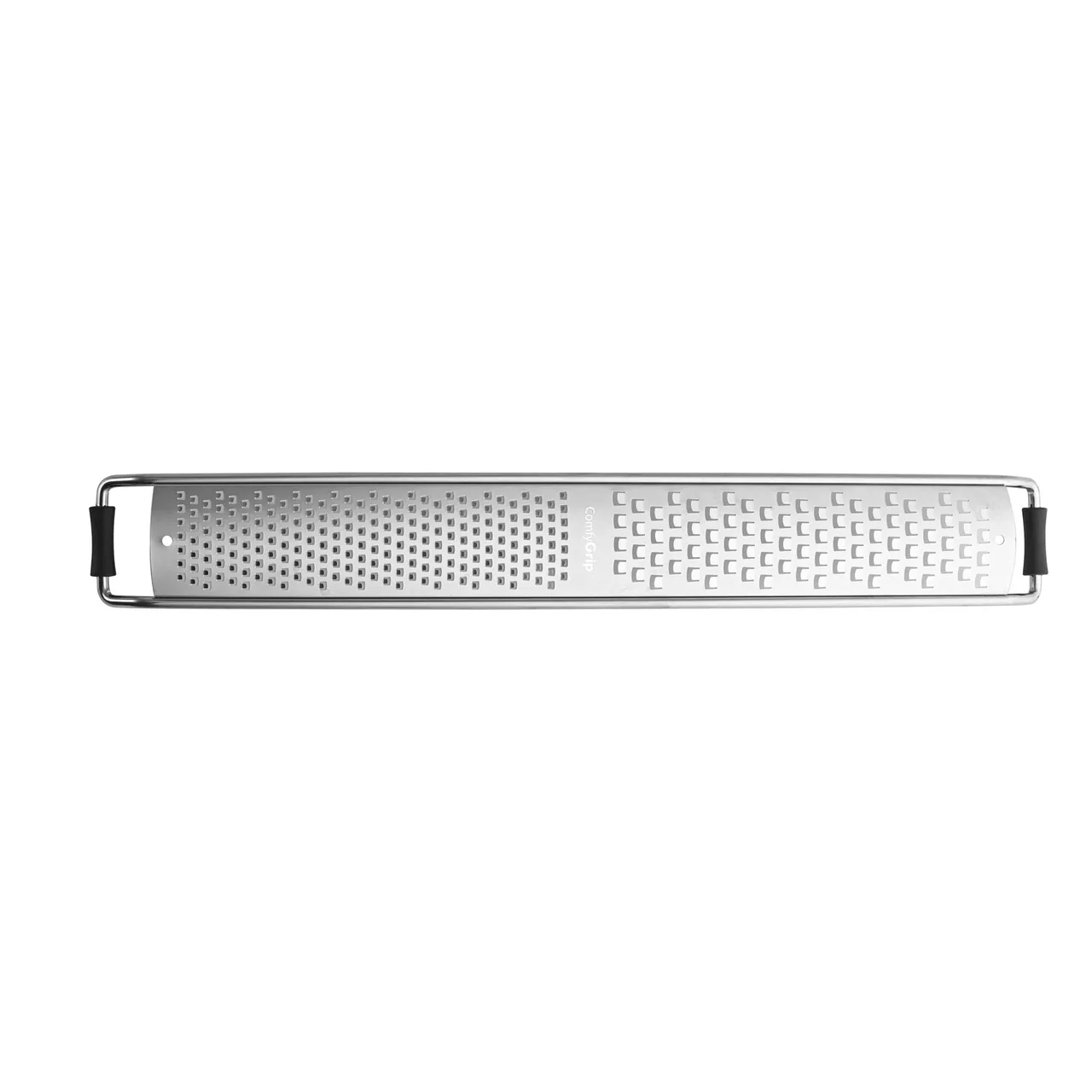 CAC China GTCG-06CZ ComfyGrip Grater, 13", Stainless Steel, Dual Blade Coarse & Zester