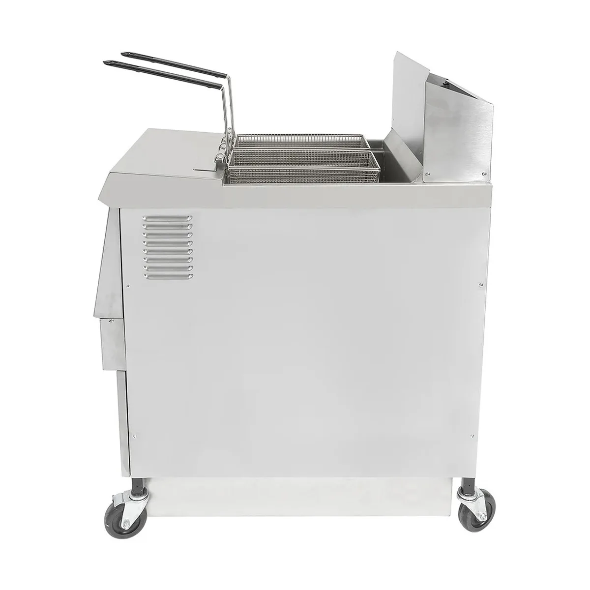 Henny Penny OFG321.01 17" Full Pot Floor Model Gas Fryer, Natural Gas, 65 lbs, 85.000 BTU