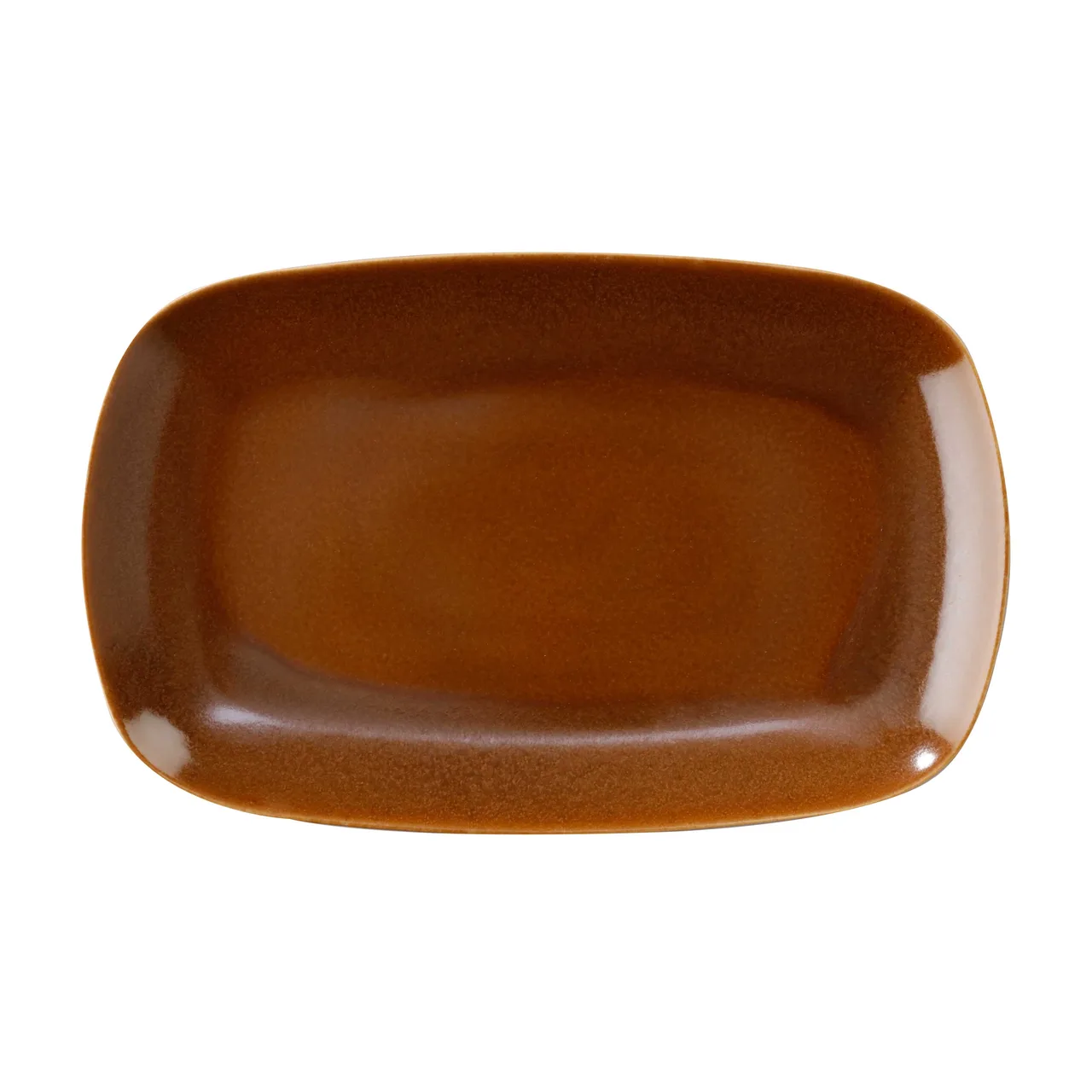 GET PP1943917612 Porcelain Tray 13.4" x 8.25", Caramel Glaze, Oven Safe to 380°F - Dozen