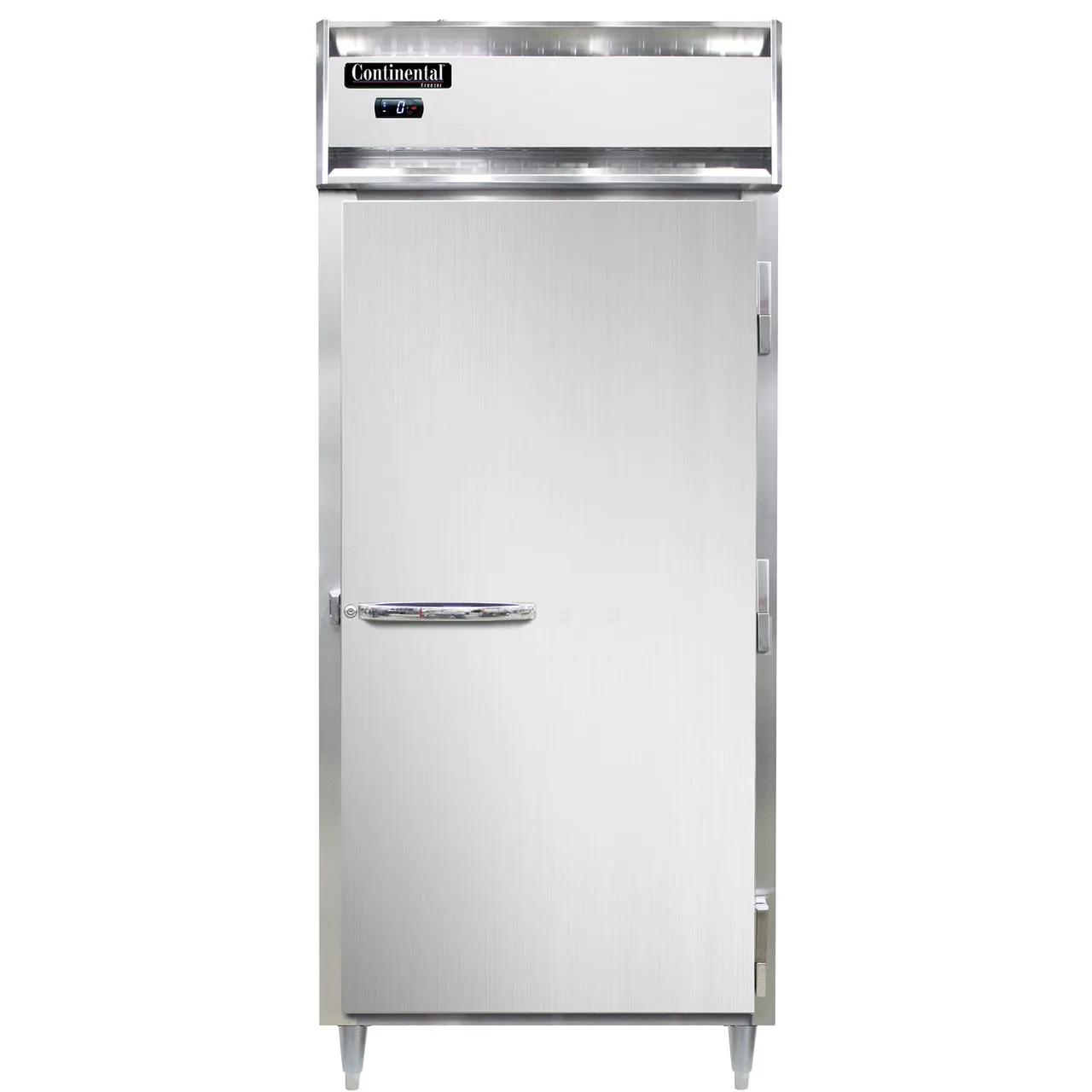 Continental Refrigerator D1FXNSA 36" 1-Section Reach-In Freezer, Solid Door, Top Mounted, 32 cu. ft., Stainless Steel