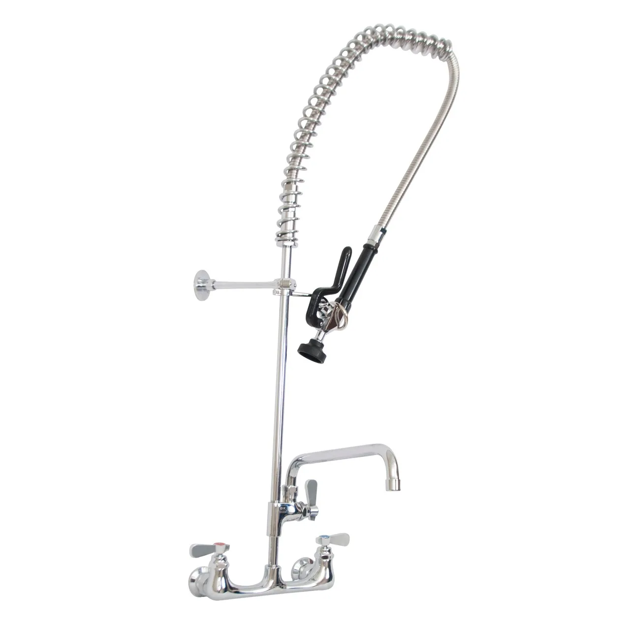 BK Resources BKF-SMPR-WB-AF12-G Optiflow™ Pre-Rinse Assembly with 12" Add On Faucet