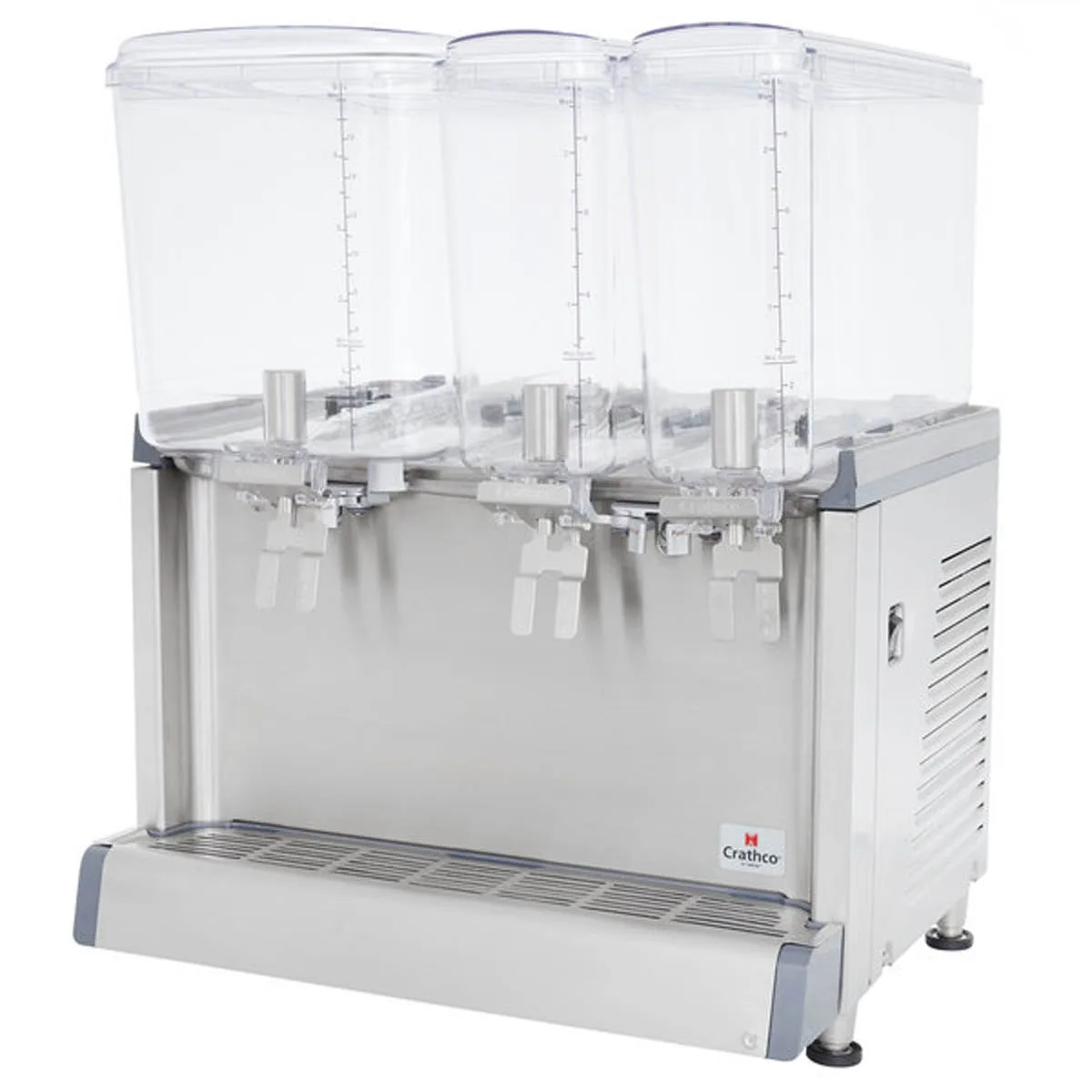 Crathco CS-3D-16-290 Simplicity® Bubbler® Beverage Dispenser with 3 Bowls / Agitator Type - 1/10 Hp