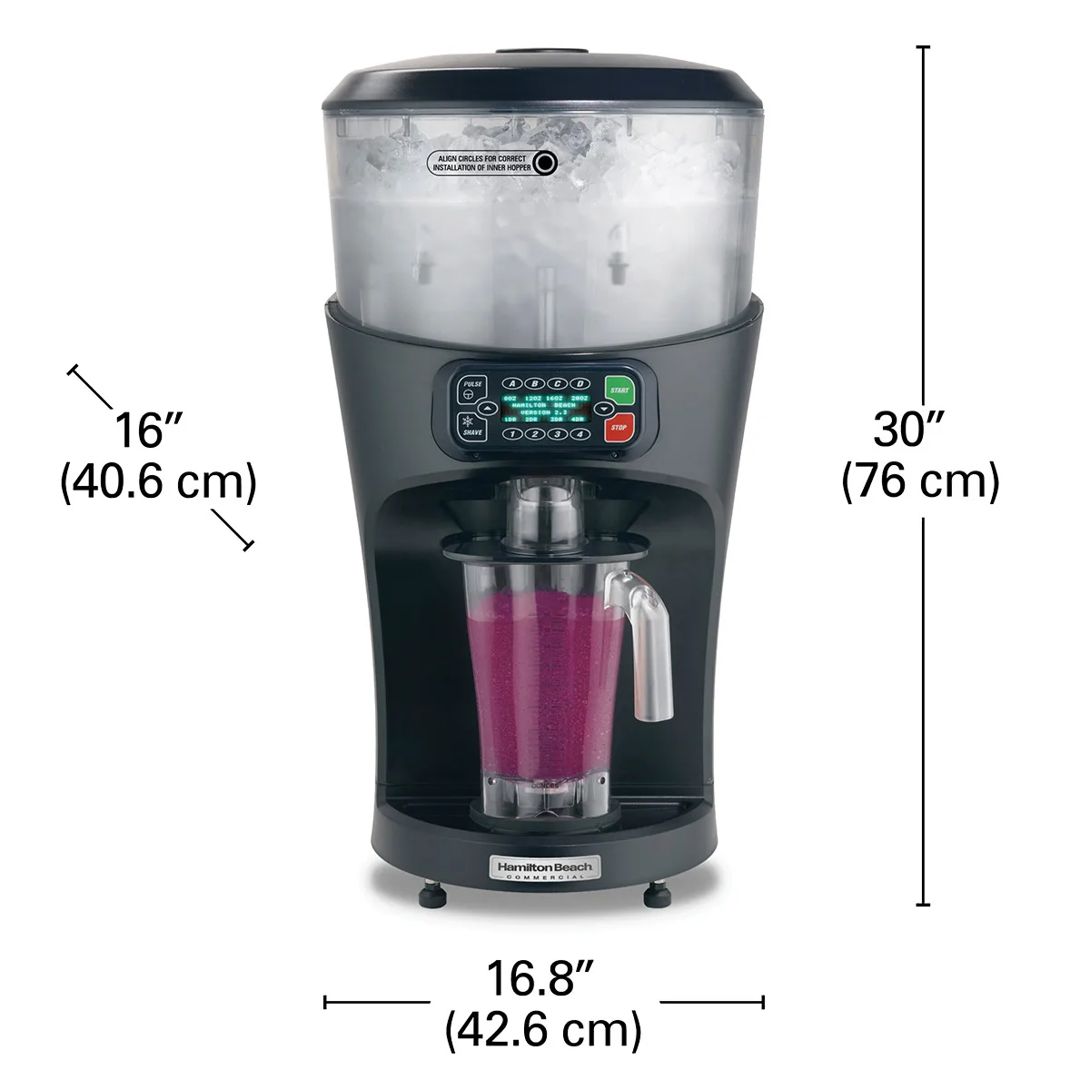 Hamilton Beach HBS1400R-CE (International) Revolution Ice Shaver