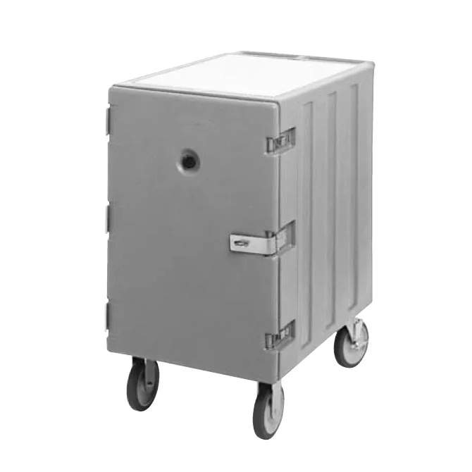 Cambro 1826LBCSP615 Insulated Food Storage Box - Camcarts® Charcoal Gray Non-Electric Single Compartment