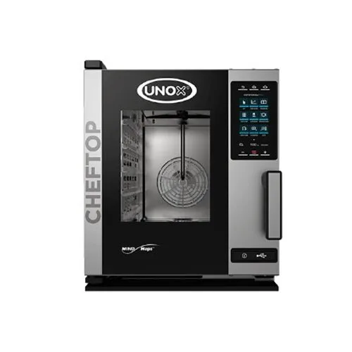 UNOX XACC-0513-EPRM Half Size 5 Pan Electric Combi Oven w/ Touchscreen, Steam Generator, 208/240V