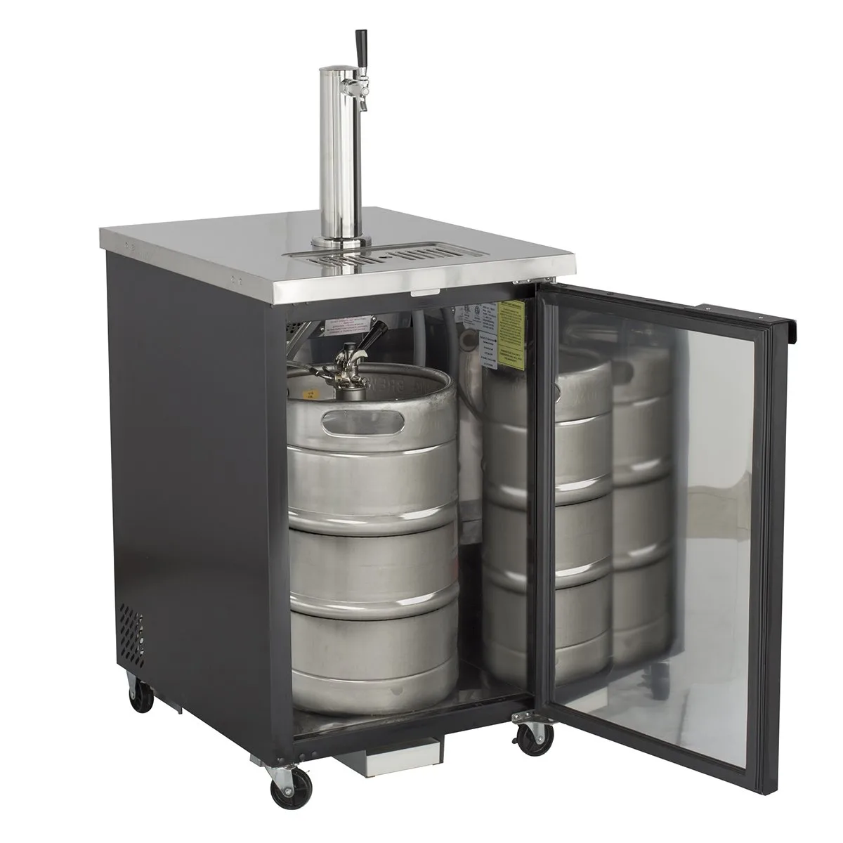 Maxx Cold MXBD24-1BHC 23" Draft Beer Cooler w/ 1 Keg, 7.2 cu. ft., 1 Single-Tap Tower