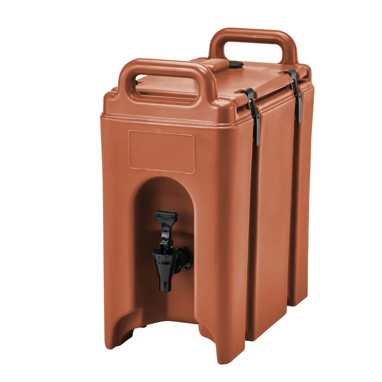 Cambro 250LCD402 Camtainer Beverage Dispenser, 2.5‑Gallon Insulated Red 9" W x 16½" D x 18⅜" H NSF