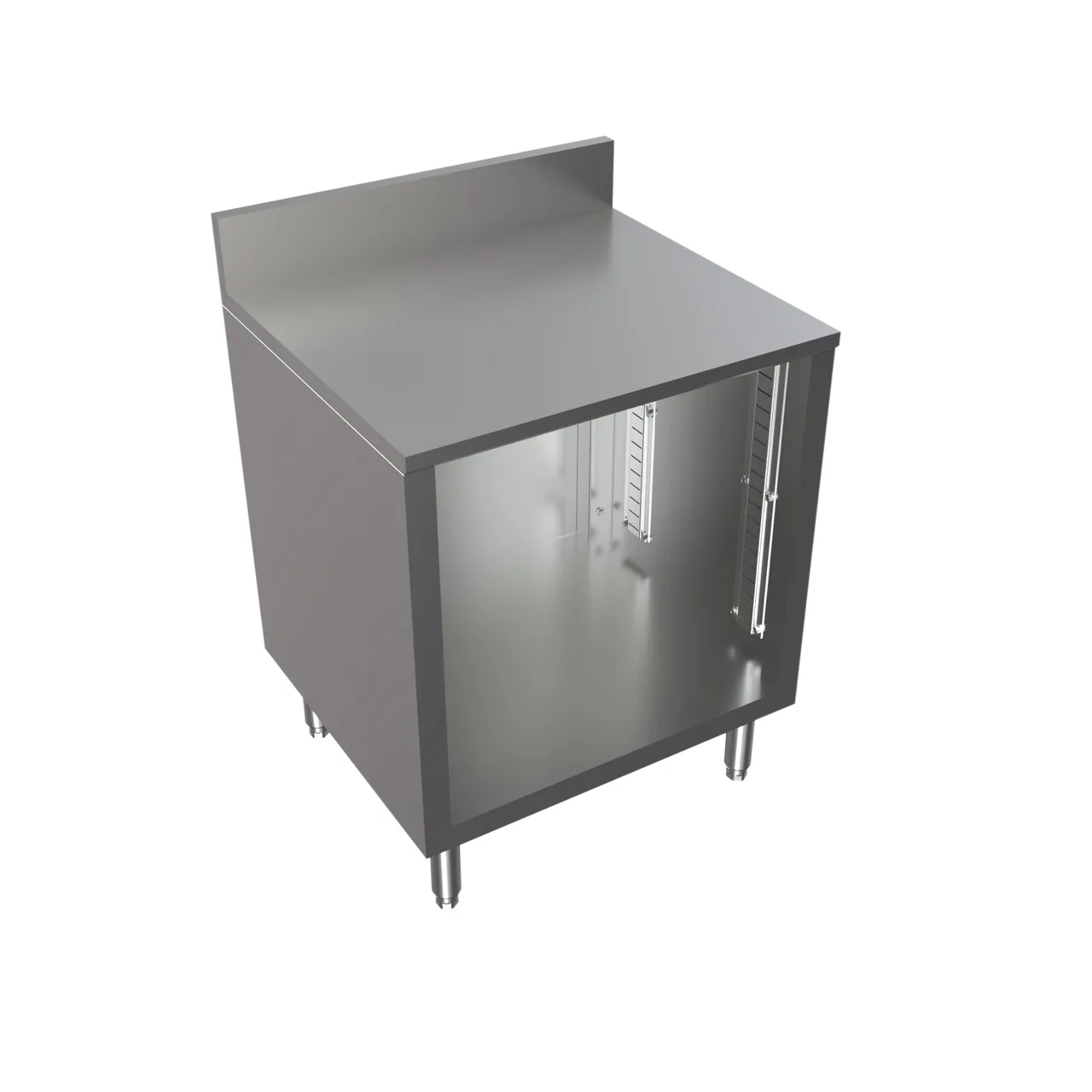 BK Resources UBC-21-F24 Well Series Underbar Cabinet, 24"X21", with Legs