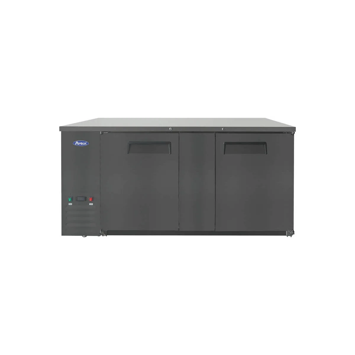 Atosa USA SBB69GRAUS2 68" Two Section Back Bar Cooler with Solid Door, 18.6 cu. ft.