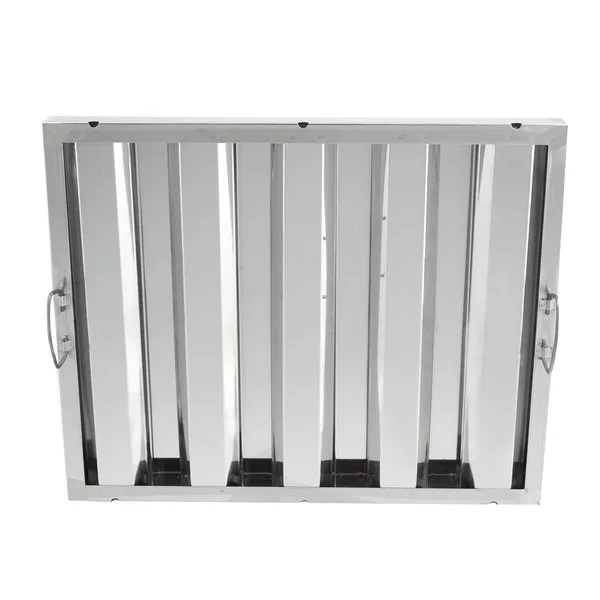 Omcan USA 34835 Stainless Steel Range Hood Filter, 16" H x 20" W x 2" Thick, Heavy-Duty Construction