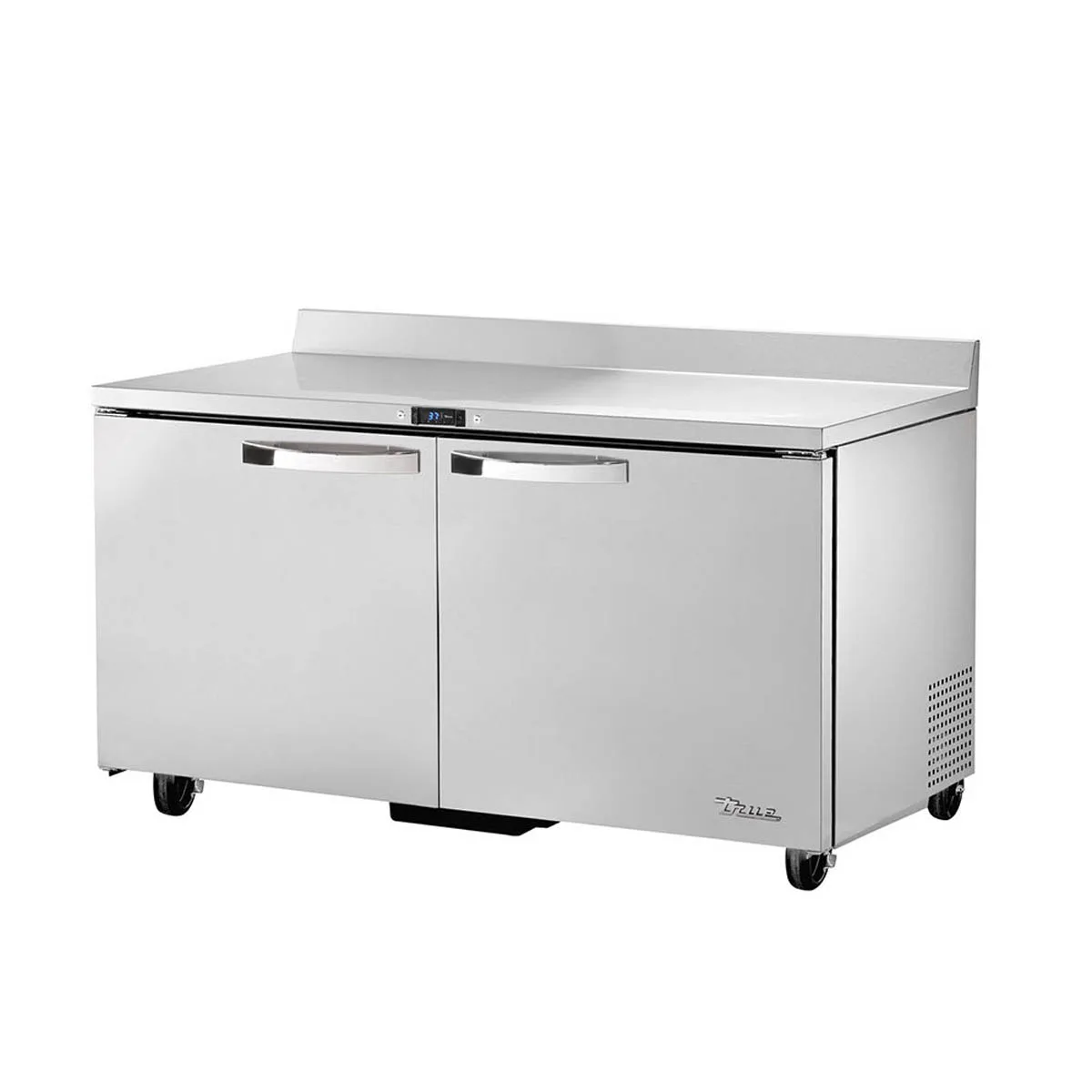 True TWT-60-HC~SPEC3 60" 2-Section Worktop Refrigerator w/ 2 Doors, Stainless Steel