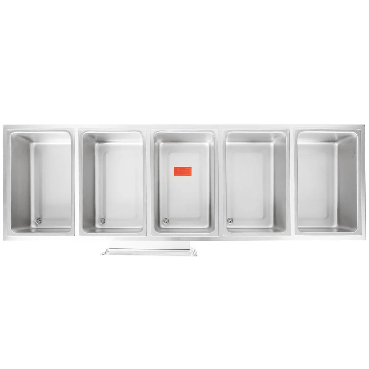 APW Wyott HFW-5S Hot Food Well Unit, Drop-In, Electric, (5) 12" X 20" Wells