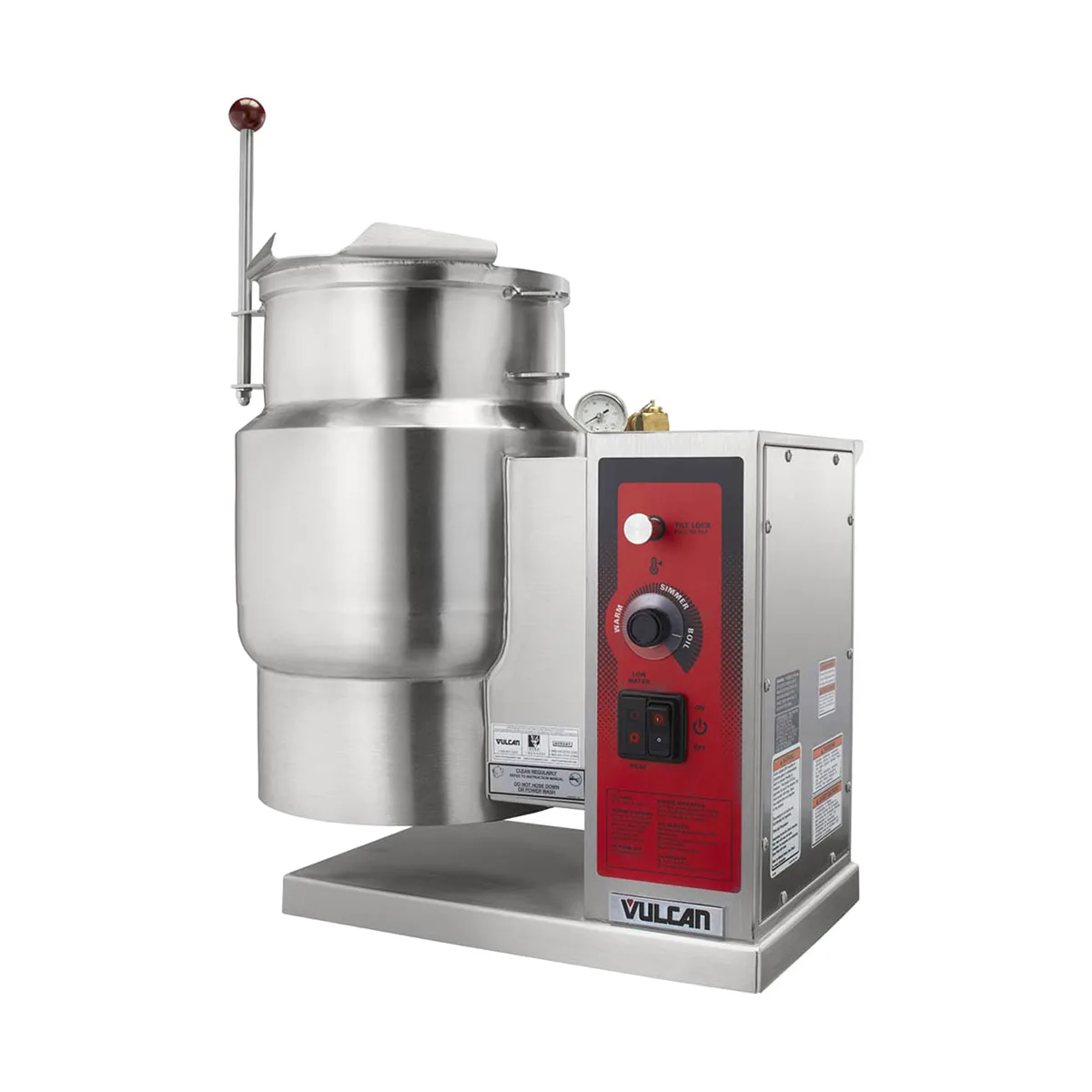 Vulcan K6ETT 6 Gallon Countertop Tilting 2/3 Steam Jacketed Electric Kettle
