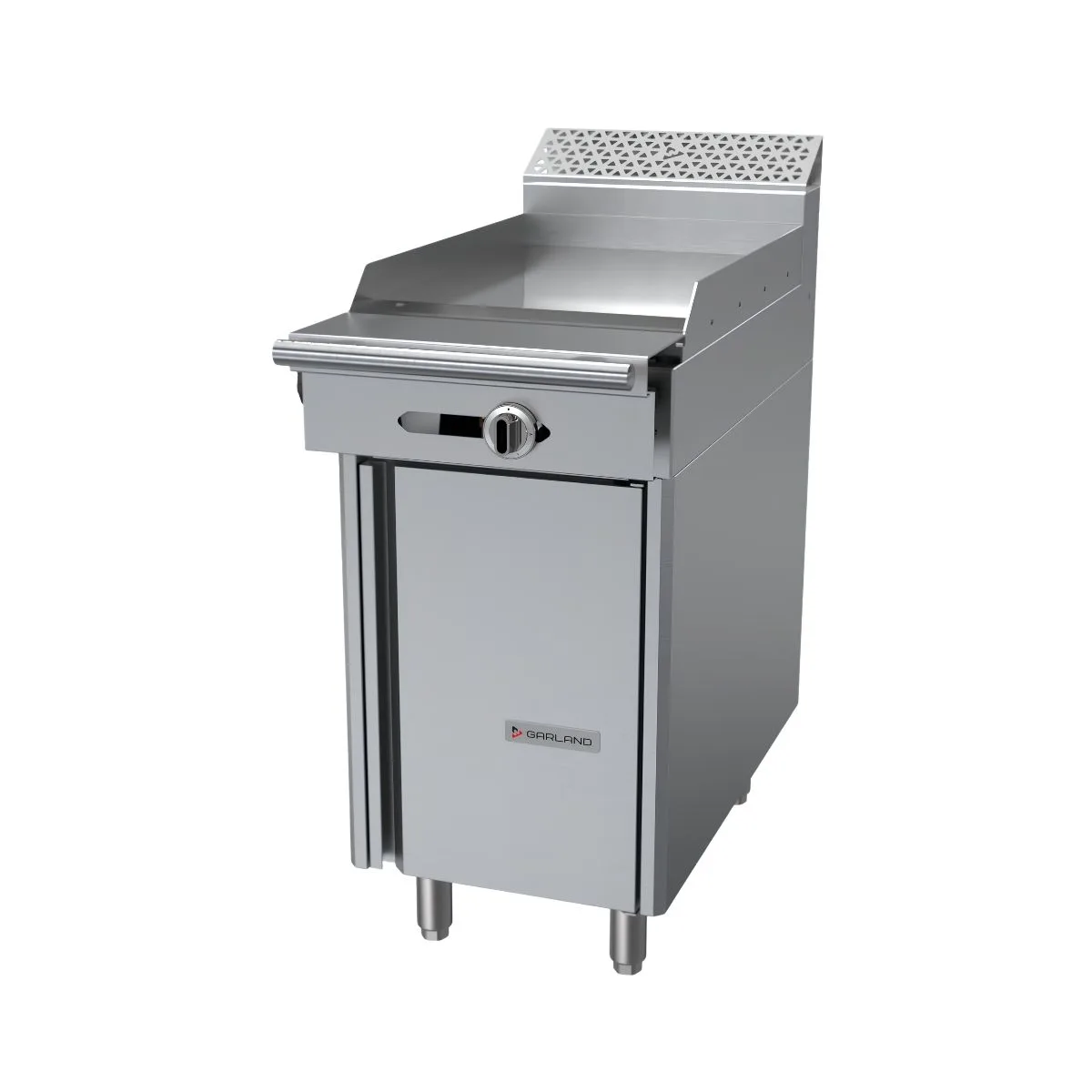 Garland US Range C18-1S 18" Gas Heavy Duty Range,18" Full Griddle w/ Manual Valve Controls, Cabinet Base, 30.000 BTU