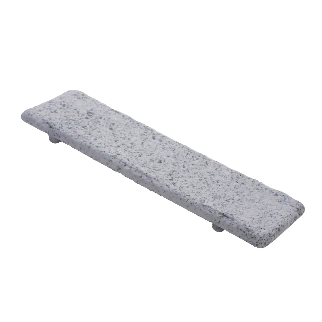 GET WDR109 Cheforward Wonder Tray, 15 7/10"L x 3 15/16"W, Rectangular Melamine, Grays