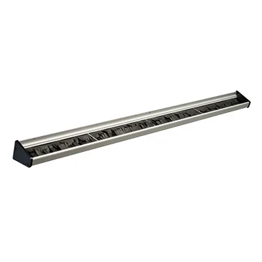 Winco MHH-24 24" Aluminum Mop Rack with Rubber Bristles