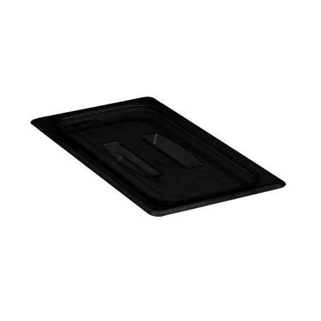 Cambro 30CWCH110 Food Pan Cover – 1/3‑Size Handled Lid, Black Polycarbonate, NSF