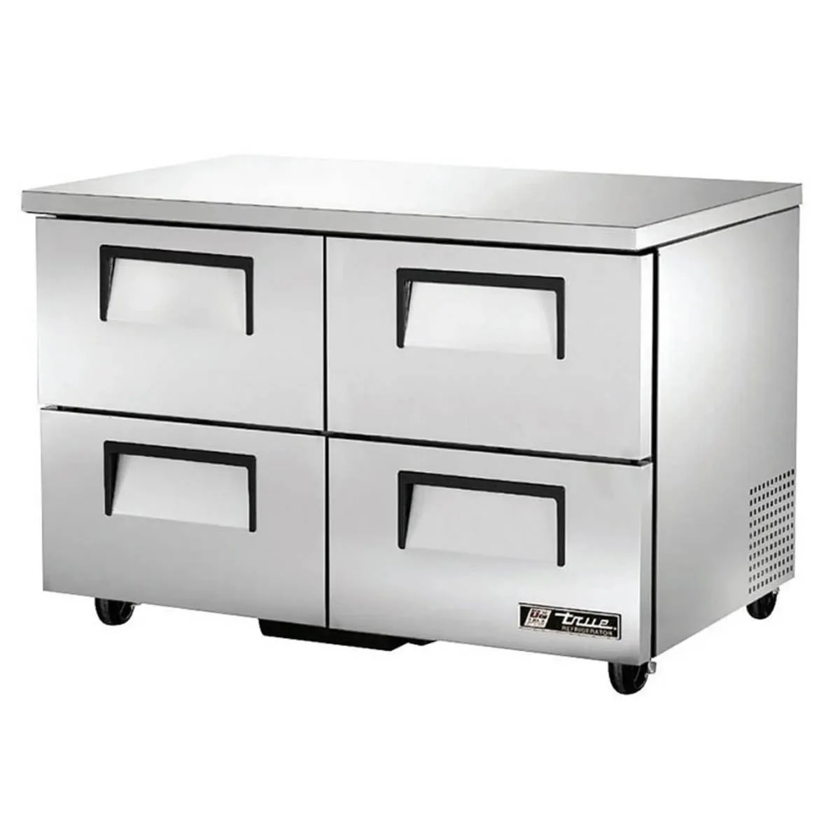 True TUC-48D-4-HC 48" 2-Section Undercounter Refrigerator w/ 4 Drawers