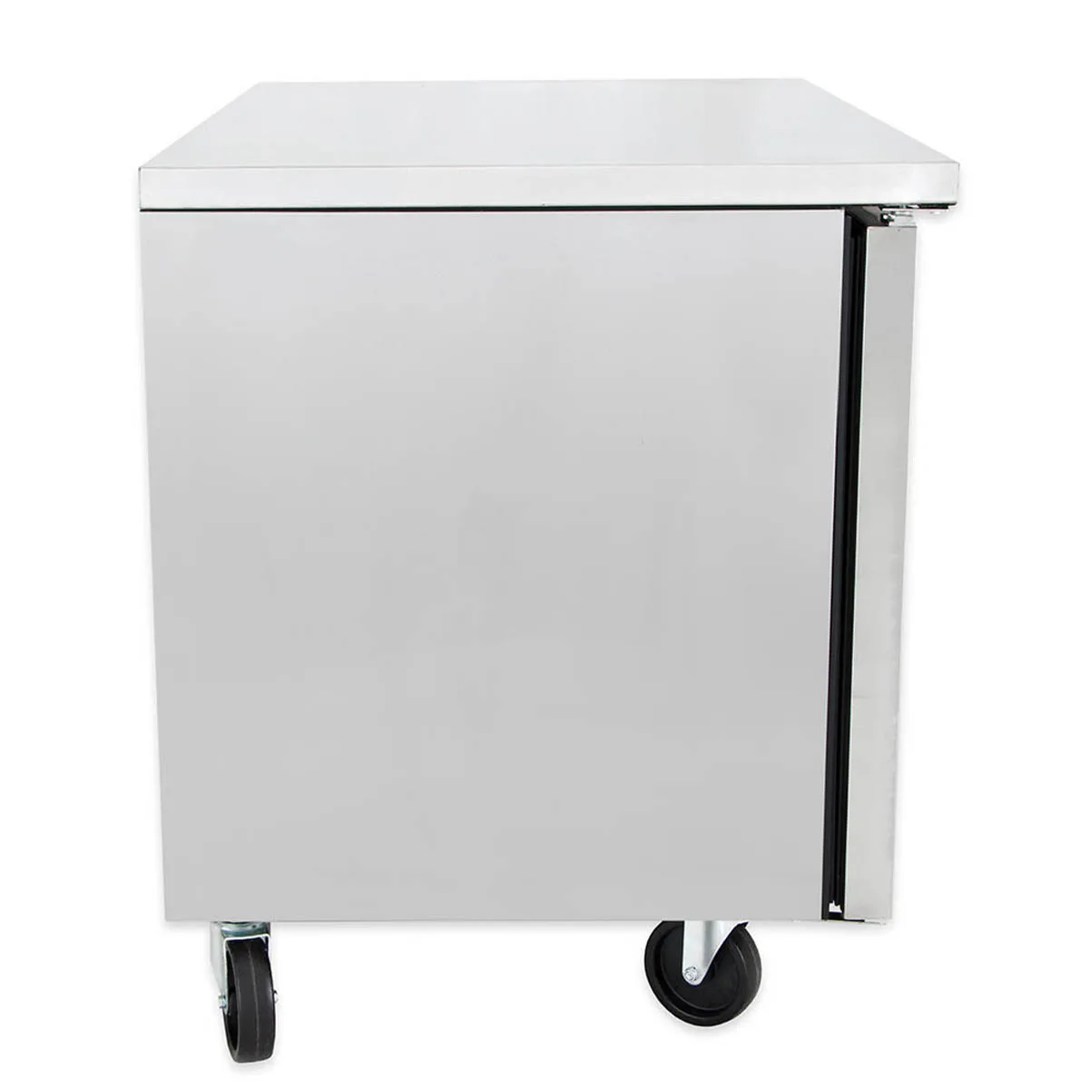 True TUC-48-HC 48" 2-Section Undercounter Refrigerator w/ 2 Solid Doors