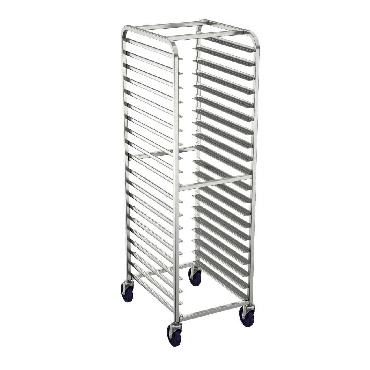 Winholt AL-1820B-2LC Full Height End Load Mobile Sheet Pan Rack w/ 5" Casters 2 with Locks