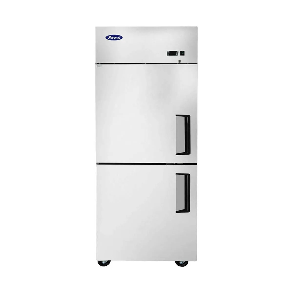 Atosa USA MBF8007GRL 28-3/4" 2-Half Solid Door Reach-In Freezer, Top Mount, 21.4 cu. ft., Stainless Steel