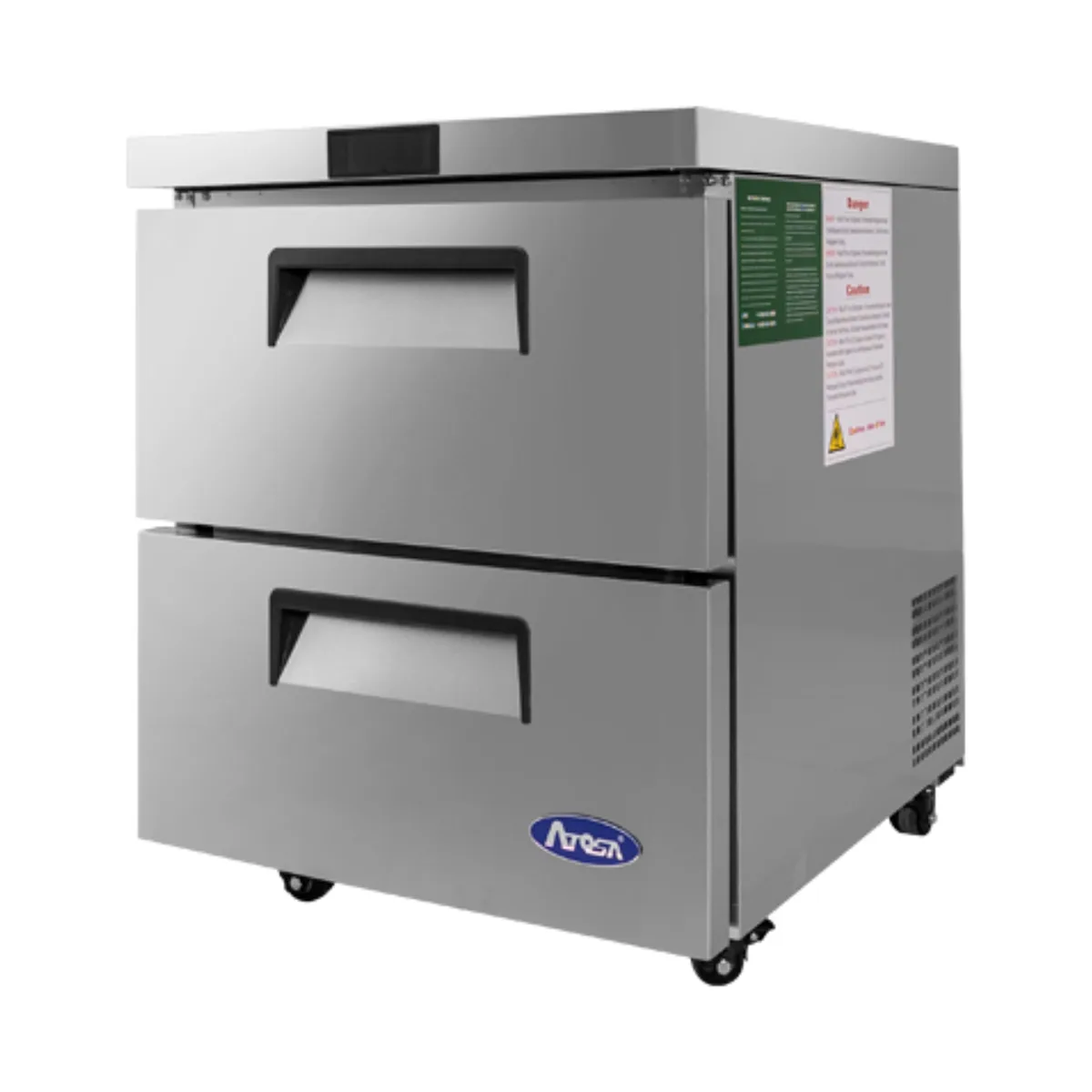 Atosa USA MGF8420GR 27" One Section Undercounter Freezer, 7.15 cu. ft.