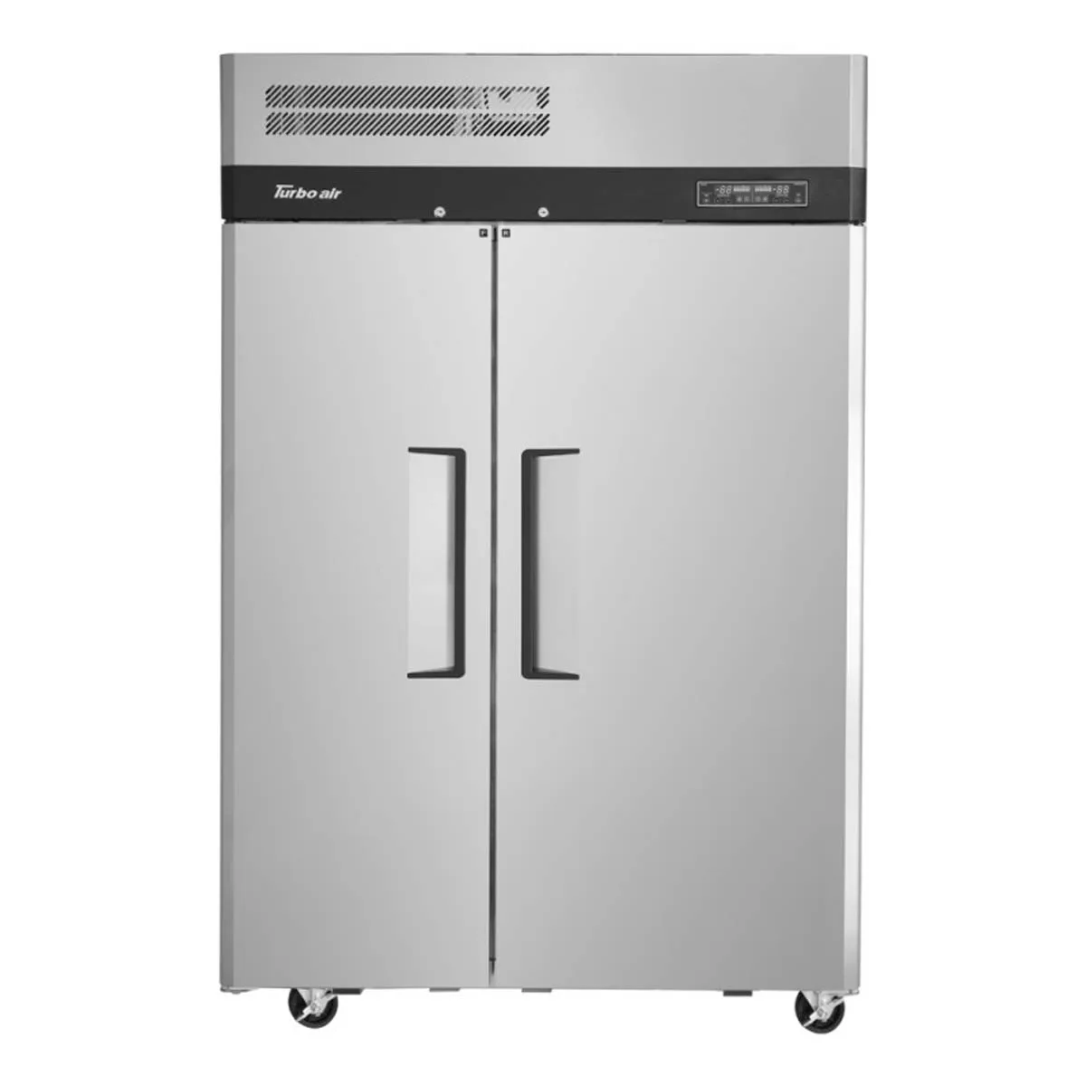 Turbo Air M3RF45-2-N 49" 2-Section Reach-In Refrigerator Freezer Combo w/ 2 Solid Doors