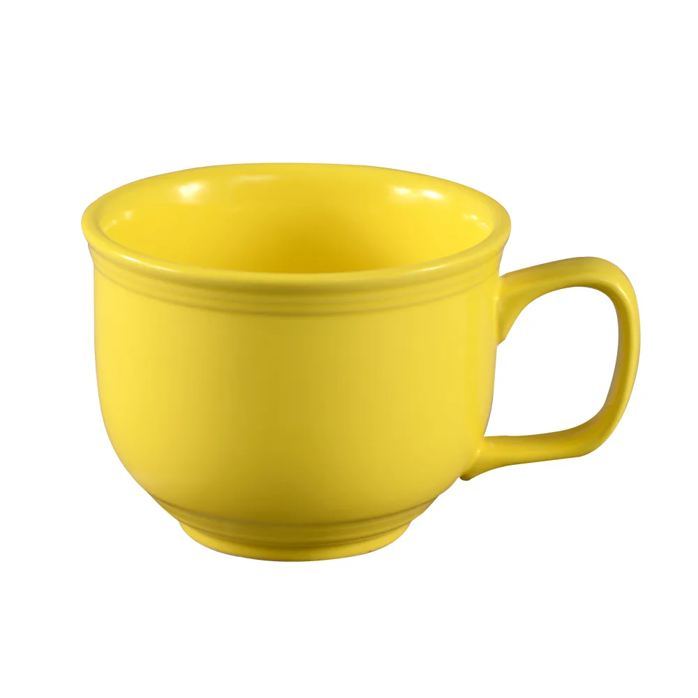CAC China TG-318-SFL - Tango 18‑Oz Porcelain Cup 4‑5/8" Dia x 3‑1/2" H Dishwasher Safe - 1 Dozen