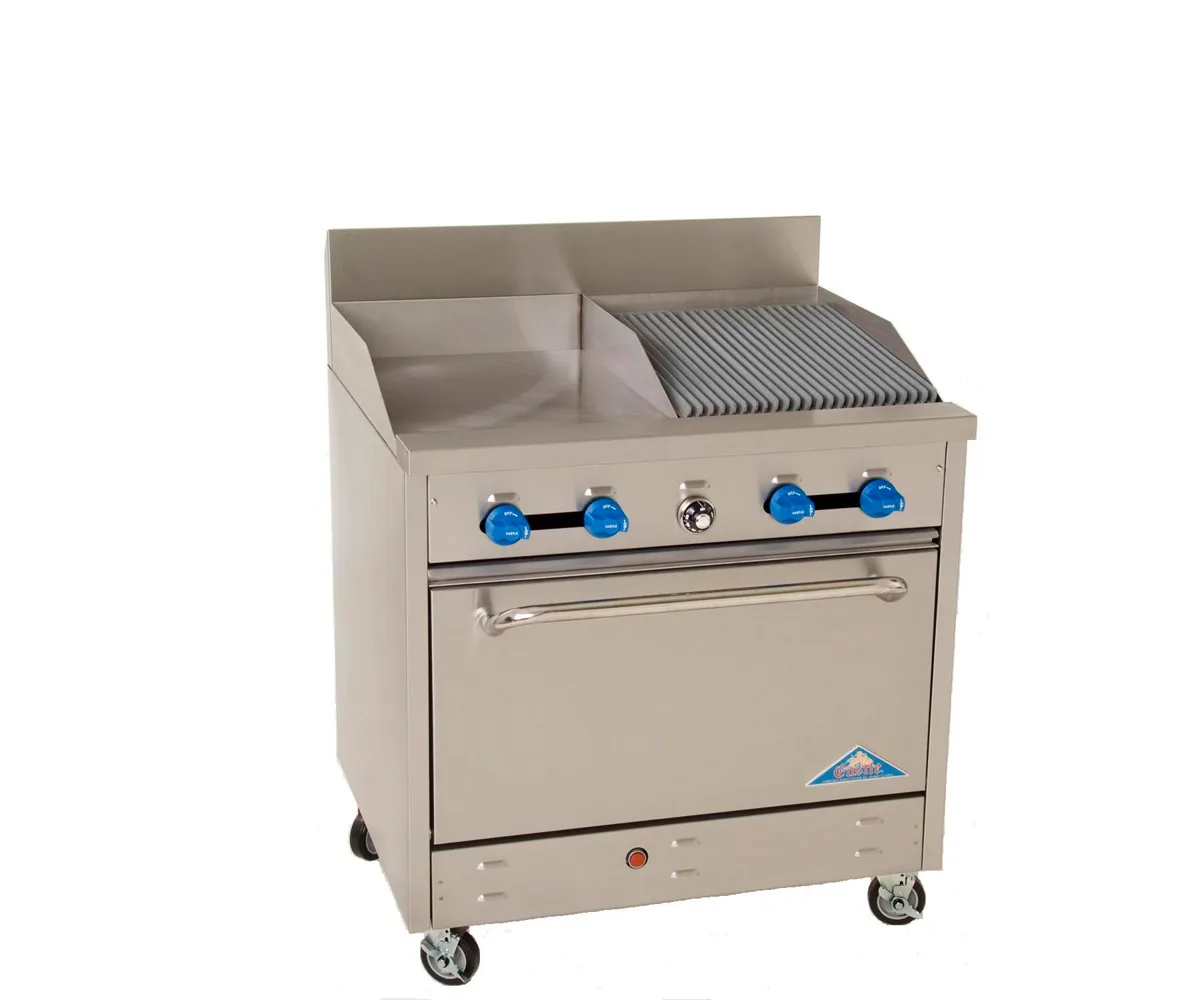 Comstock-Castle F330-18-1.5RB 36" Gas Range w/ (1) 18" Griddle, (1) 18" Charbroiler, (1) Standard Oven, 106.000 BTU
