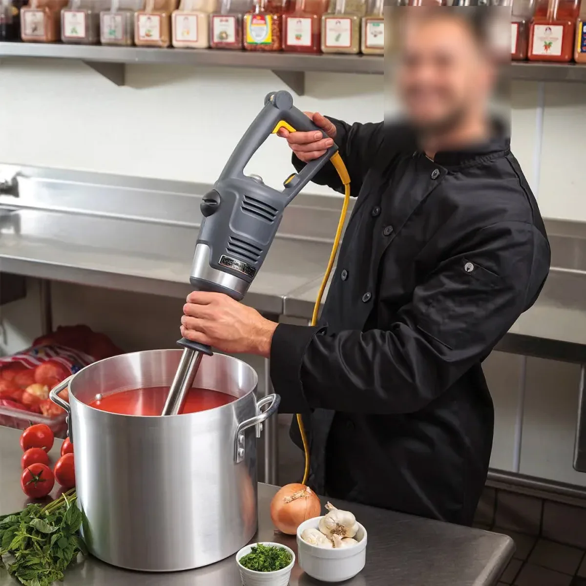 Hamilton Beach HMI021 Bigrig™ Immersion Blender Mixer, with Wall Mount Hanger