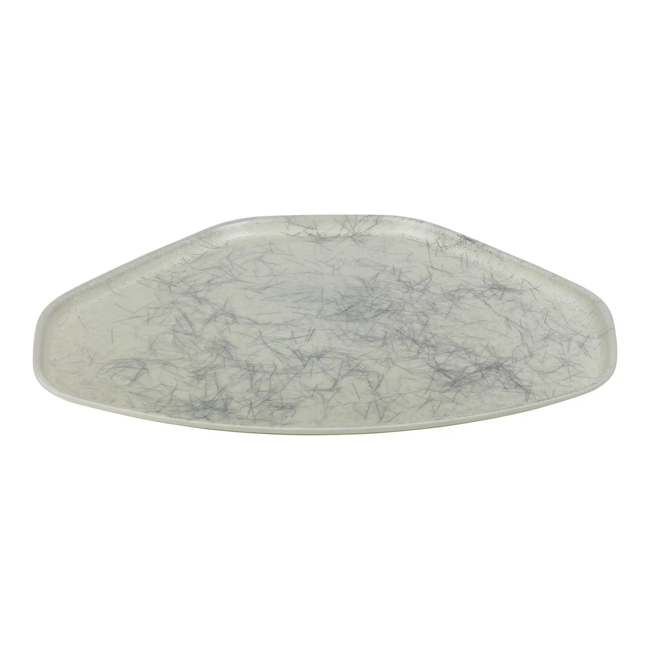 Cambro 1520TR531 Trapezoid Tray, 14-9/16" x 19-1/2", Fiberglass, Galaxy Silver Finish