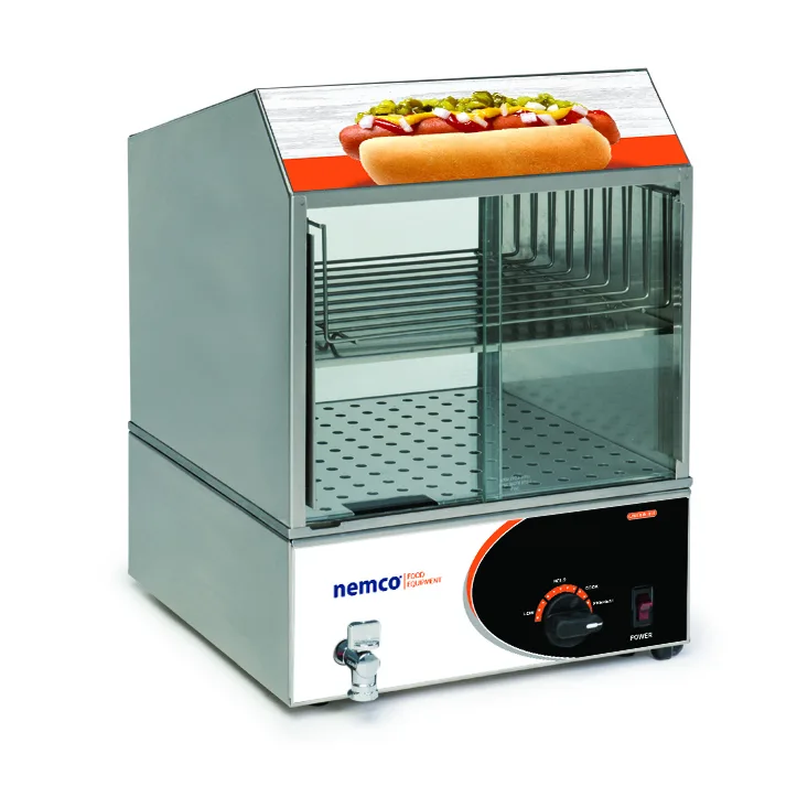 Nemco 8300-230 Roll-A-Grill® Hot Dog Steamer, Counter Top, 13.5"W X 15"D X 18"H
