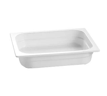 TableCraft CW310BK - 3.5-Qt Half Size Food Pan, 12-3/4" x 10-3/8", 2-1/2", Black Duracoat NSF