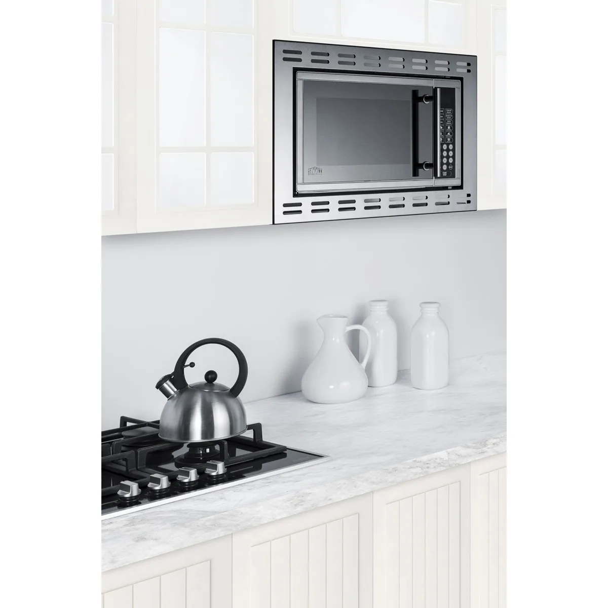 Summit OTR24 900 Watts Built-in Microwave Oven, 0.9 cu. ft.