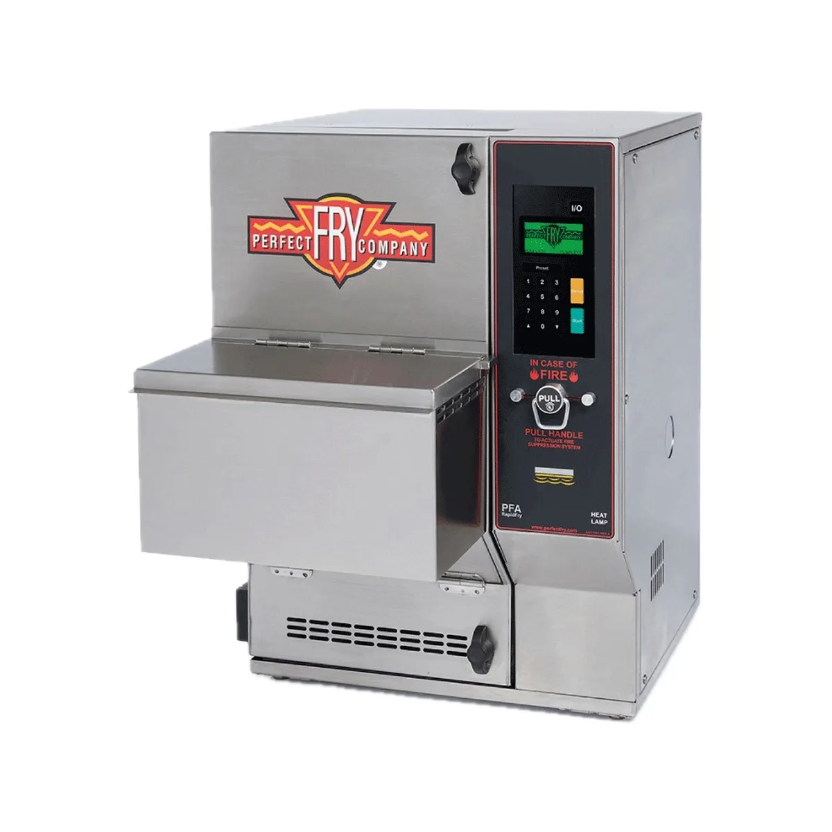 Perfect Fry PFA730 Countertop Fully Automatic Ventless Fryer, 2.9 Gallons, Touchscreen Control