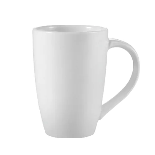 CAC China R-M8 - 8 oz Super White Porcelain Mug, 2.875" Dia x 4" H, Dishwasher Safe - 1 Dozen