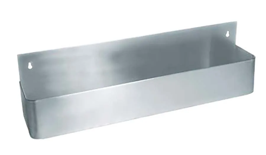 Omcan USA 81095 Bar Speed Rail - Single 36" Stainless Steel, Keyhole Mounting, Fits 30-39" Bar Width